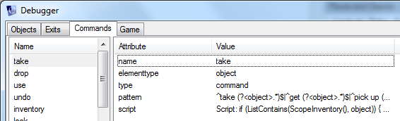 Debugger screenshot
