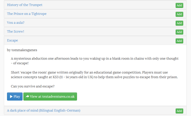 Viewing game information